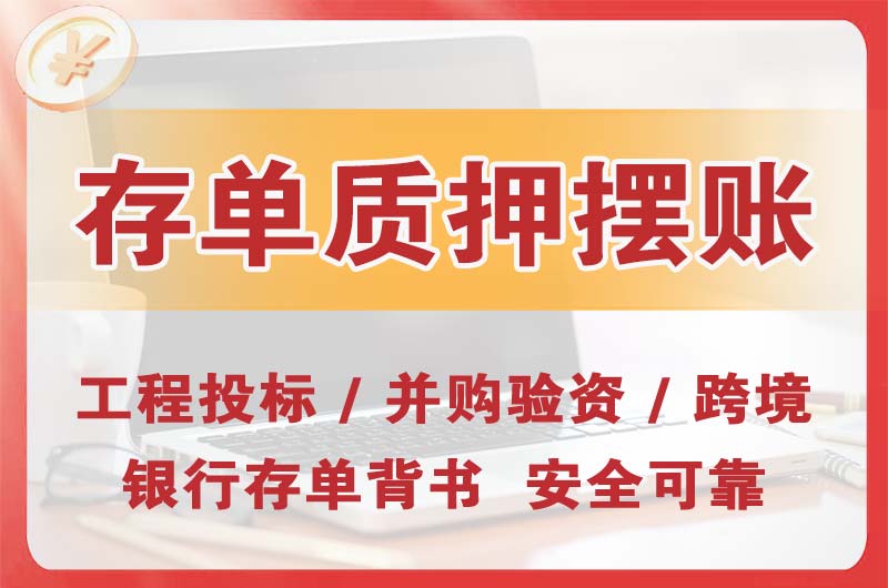 文山大额存单质押摆账